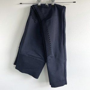 VIctoria's Secret Knockout Athletic Leggings, Size Large, navy blue/dark navy